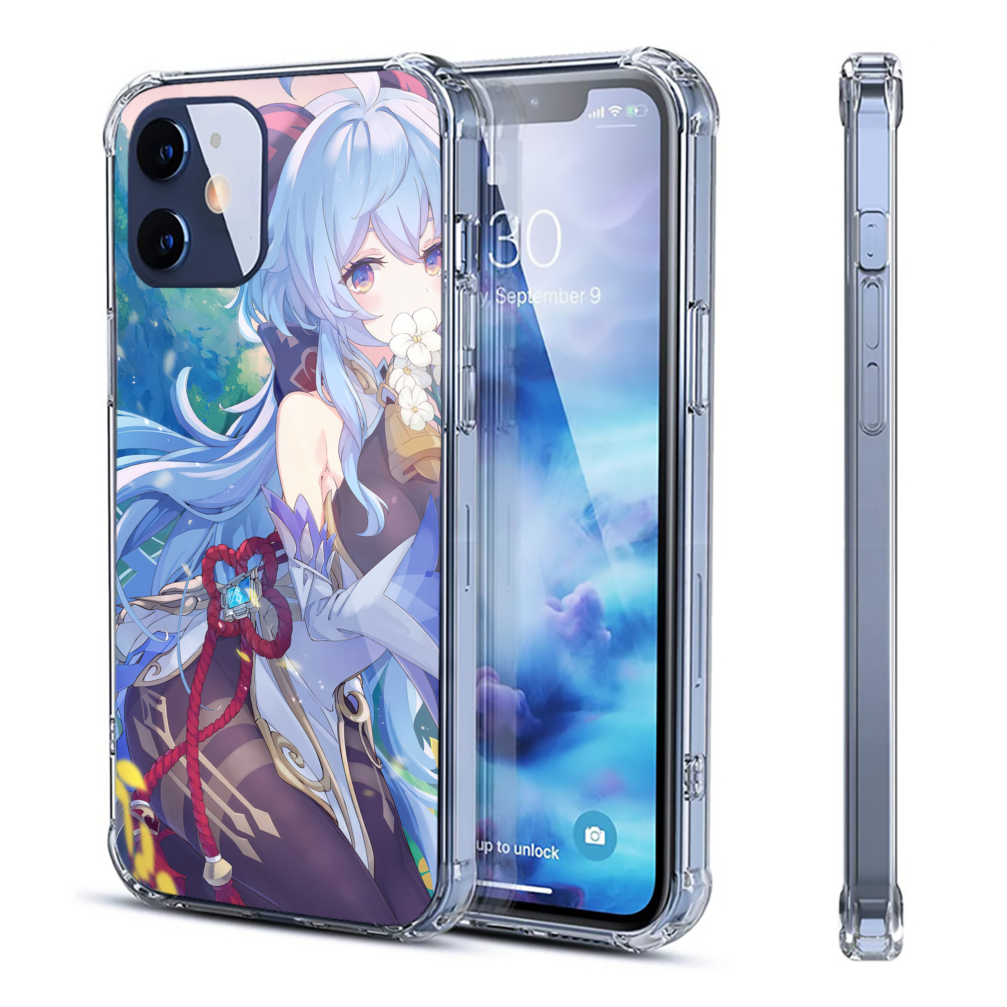 げんし神 genshin 【iPhone 12シリーズ対応】透明スマホケース（クリアソフトケース）